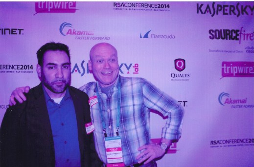 Is that Javvad, or a waxwork I am posing with?