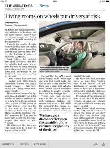 The Times, Monday 23rd February 2015